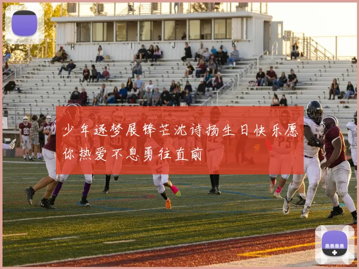 少年逐梦展锋芒沈诗扬生日快乐愿你热爱不息勇往直前